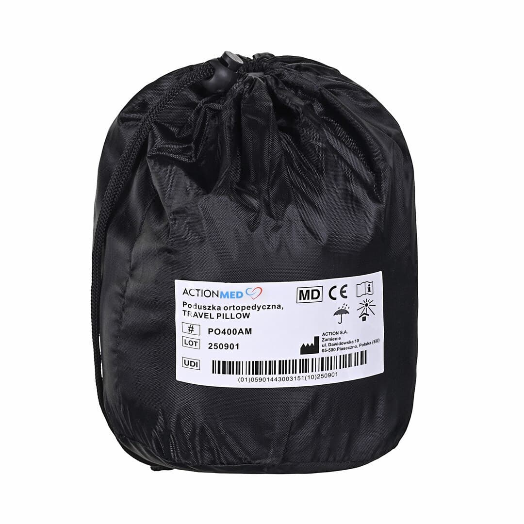ActionMed Μαξιλαράκι Ταξιδίου Μαξιλαράκι Γκρι PO400AM