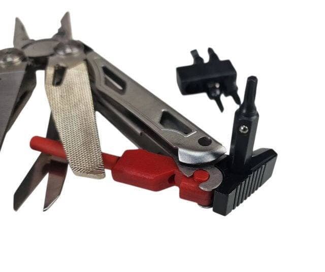 Azymut Giewon Fs Fire Starter 19 Narzędzi Krzesiwo + Gwizdek + Kabura Do Pasa Πολυεργαλείο Μαύρο H2038A 3