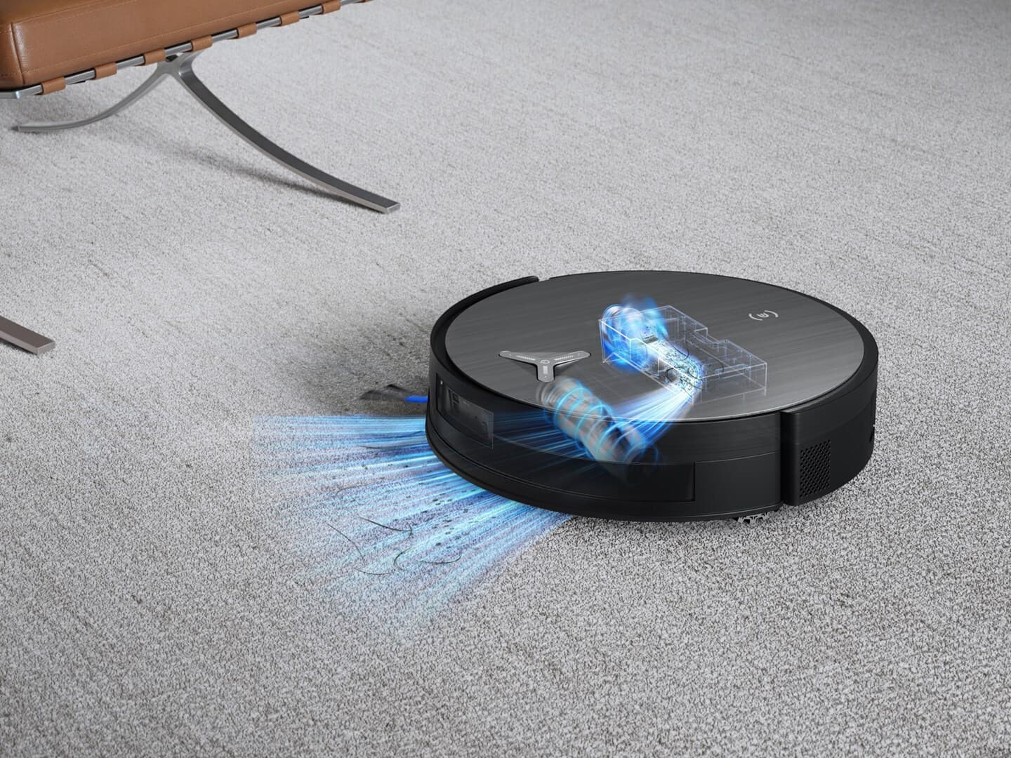 Ecovacs Deebot X11 Pro Omni Σκούπα Ρομπότ με Χαρτογράφηση Laser & Απορρόφηση 19500Pa Μαύρη 5