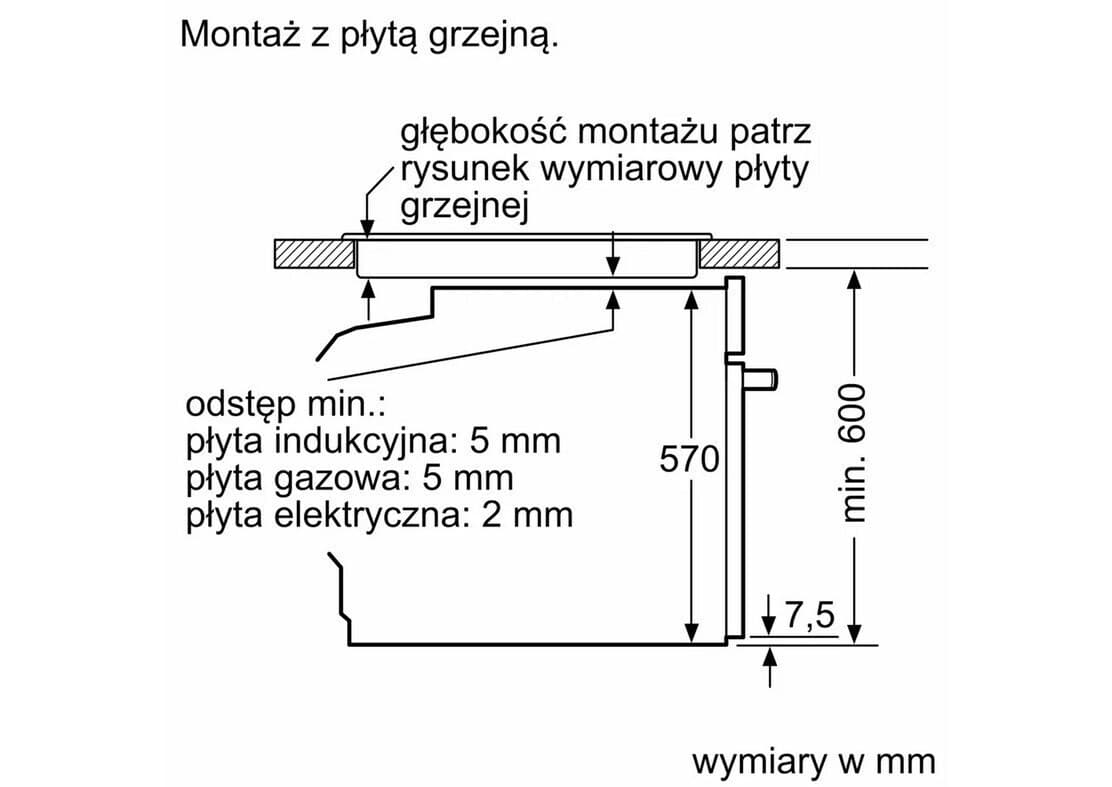 Bosch HBG537FB4 Φούρνος άνω Πάγκου 71lt Π59.5εκ. Μαύρος 8