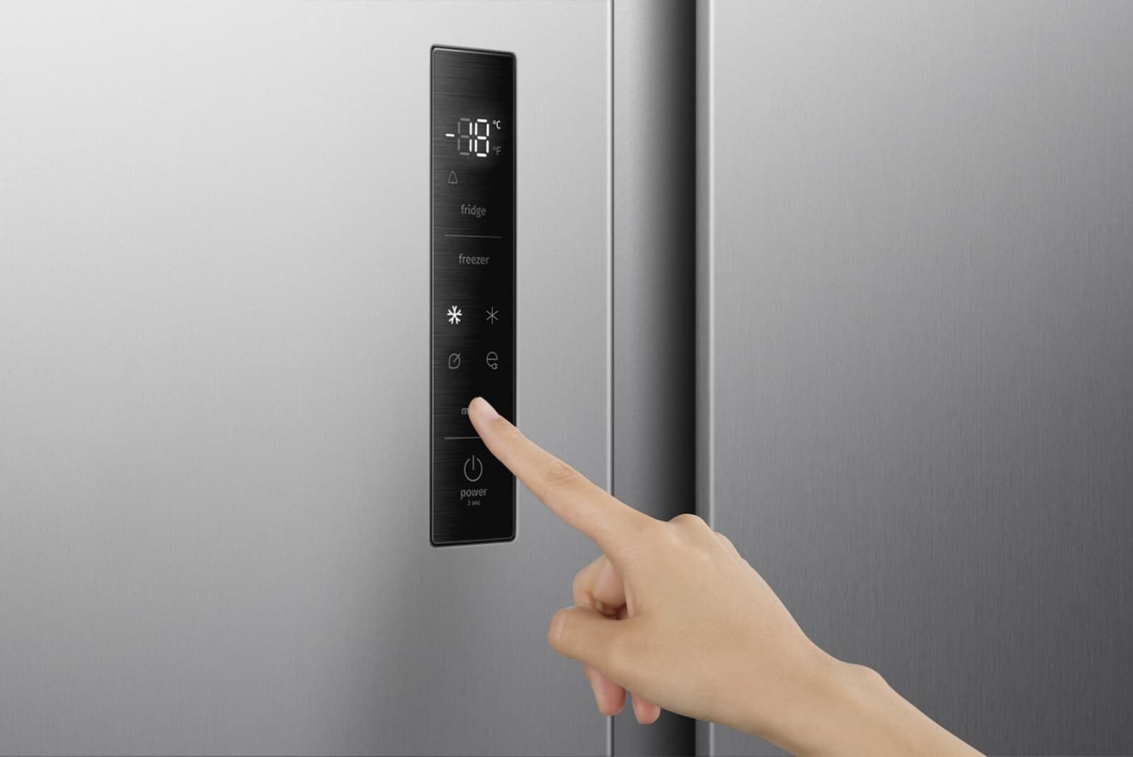 Gorenje Ψυγείο Ντουλάπα 541lt NoFrost Υ178.6xΠ91.1xΒ61.5εκ. Γκρι NRS917E41XWD