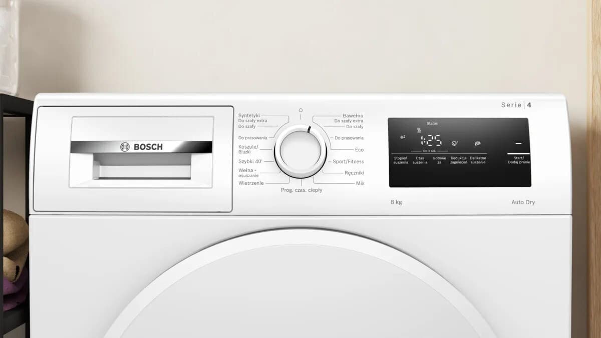 Bosch WTH83277PL Στεγνωτήριο 8kg με Αντλία Θερμότητας 8