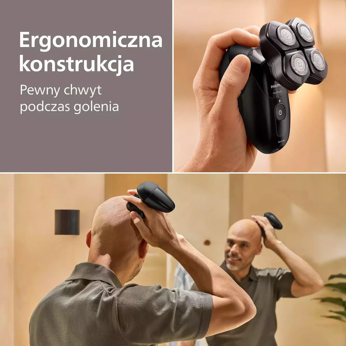 Philips Series 5000 HS5980/15 Περιστρεφόμενη Ξυριστική Μηχανή Προσώπου Επαναφορτιζόμενη 2