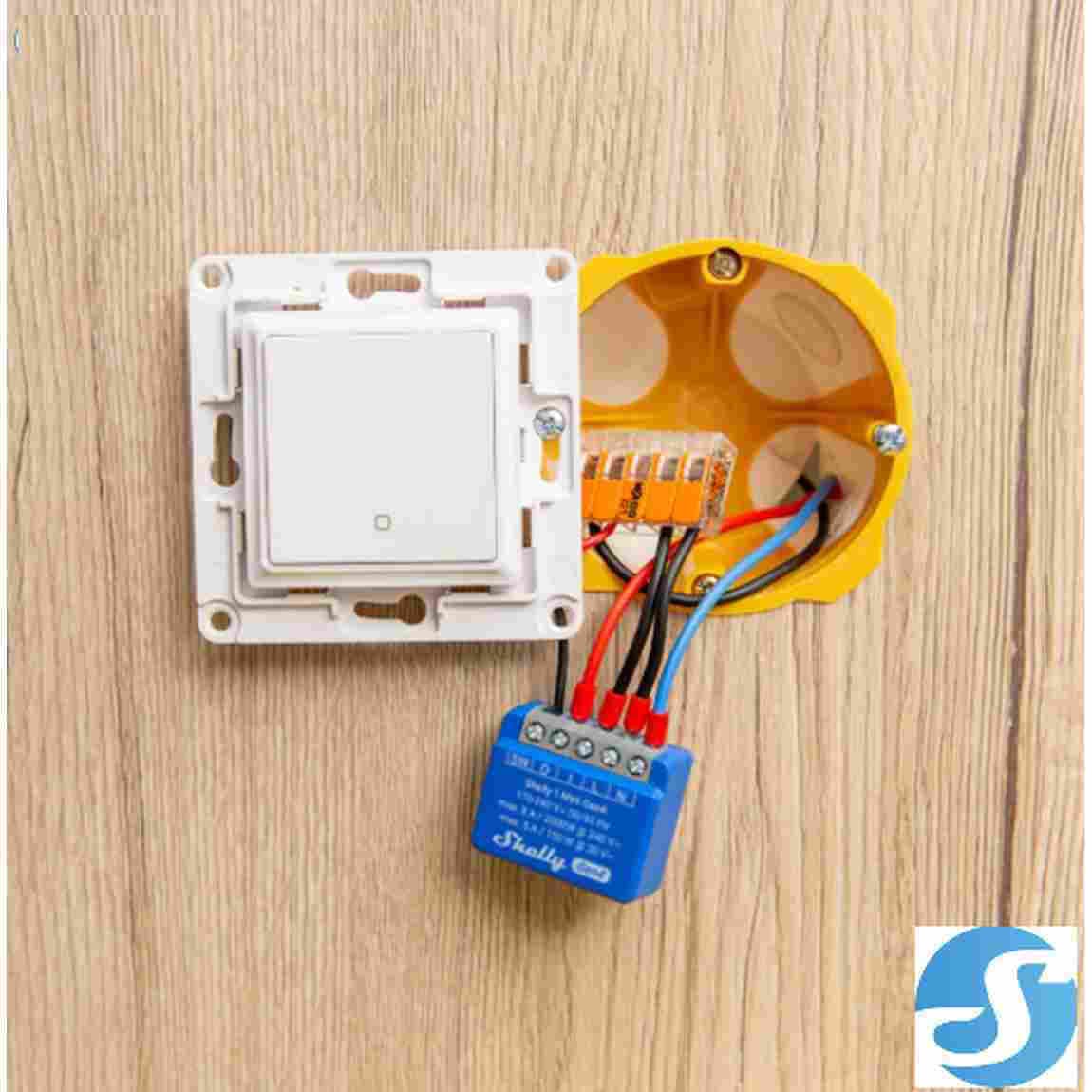 Shelly 1 Mini Gen4 Smart Switch 1 Καναλιού Wi-Fi, Bluetooth & ZigBee 8A (με Ουδέτερο) 3