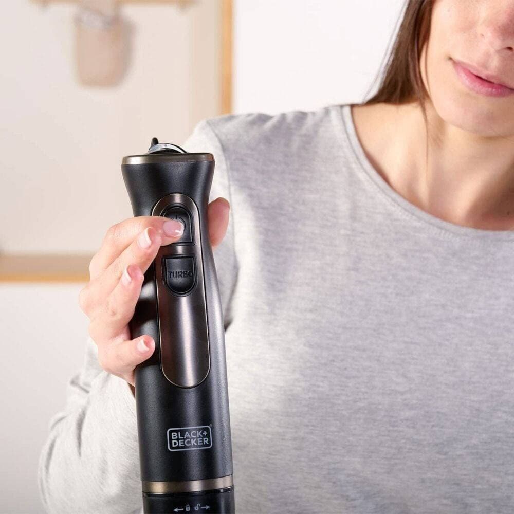 Black & Decker Ραβδομπλέντερ με Ανοξείδωτη Ράβδο 800W Μαύρο BXHBA800E 12