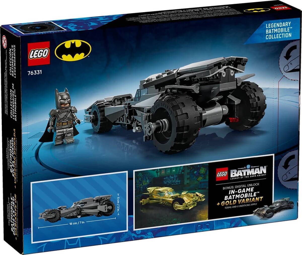 LEGO Super Heroes Batman v Superman™ Batmobile™ για 9+ Ετών 220τμχ 76331 3