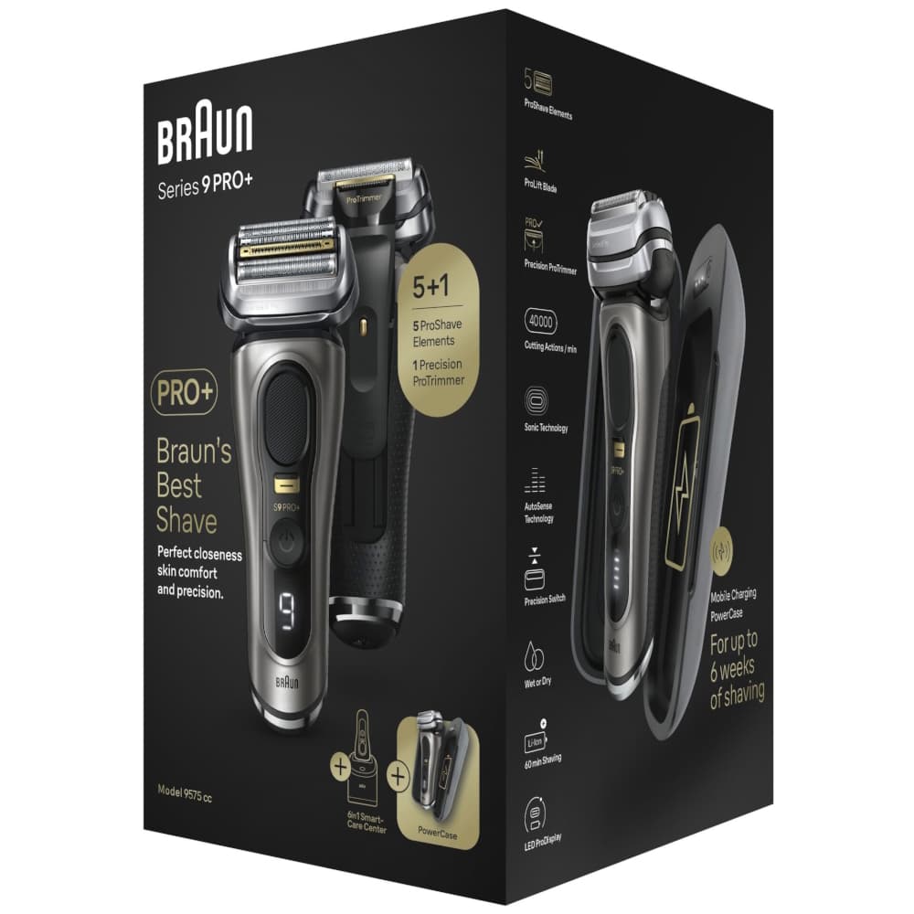 Braun Series 9 218276 Foil Ξυριστική Μηχανή Προσώπου Επαναφορτιζόμενη 9
