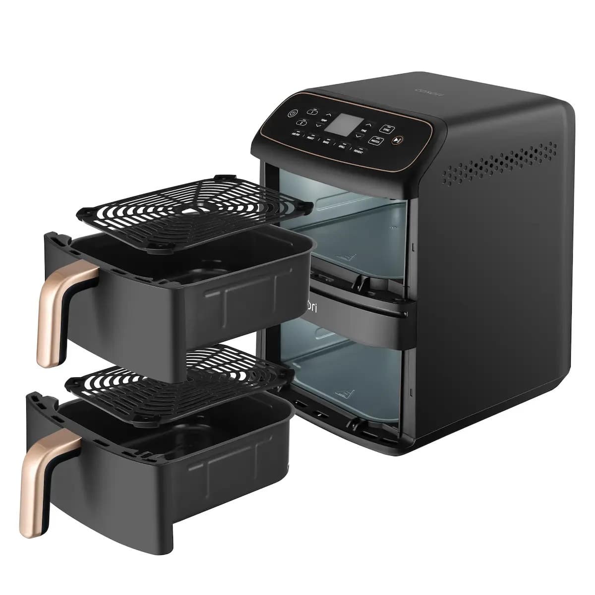 Cosori Air Fryer με Διπλό Αποσπώμενο Κάδο 8.6lt Μαύρο 1391504 8