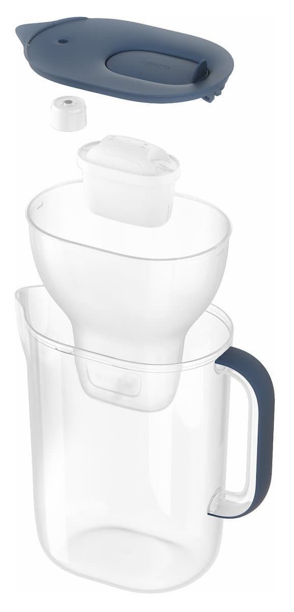 Brita Style Essential Xl Blue + Mx Pro Pure Κανάτα Σερβιρίσματος Πλαστική με Φίλτρο 2300ml 3