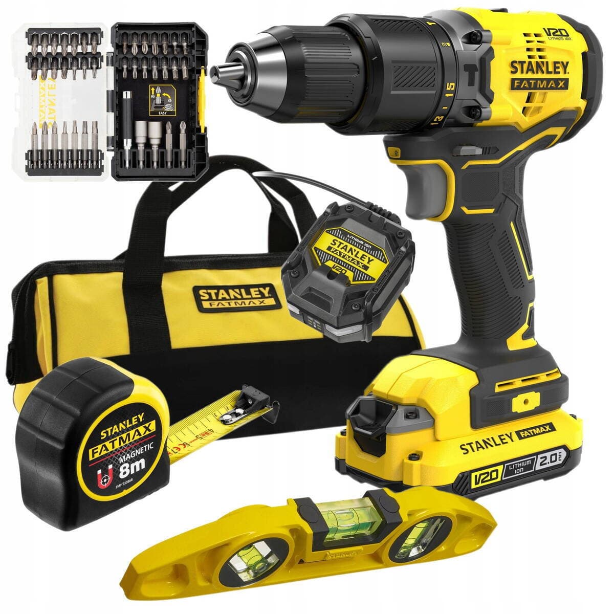 Stanley SFMCK101D1S Κρουστικό Δραπανοκατσάβιδο Μπαταρίας 18V