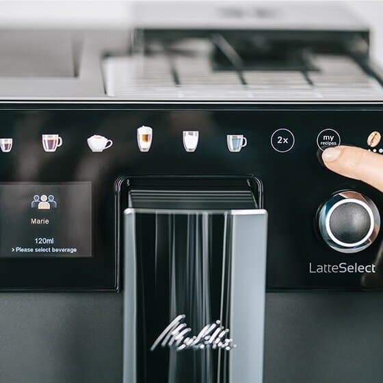 Melitta Latteselect Αυτόματη Μηχανή Espresso 1400W Πίεσης 15bar με Μύλο Άλεσης Μαύρη F63/0-212 6