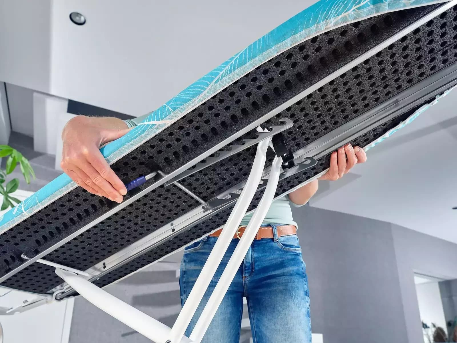 Leifheit Σιδερώστρα για Σύστημα Μπόιλερ Σπαστή 120x38x38cm 72588 5