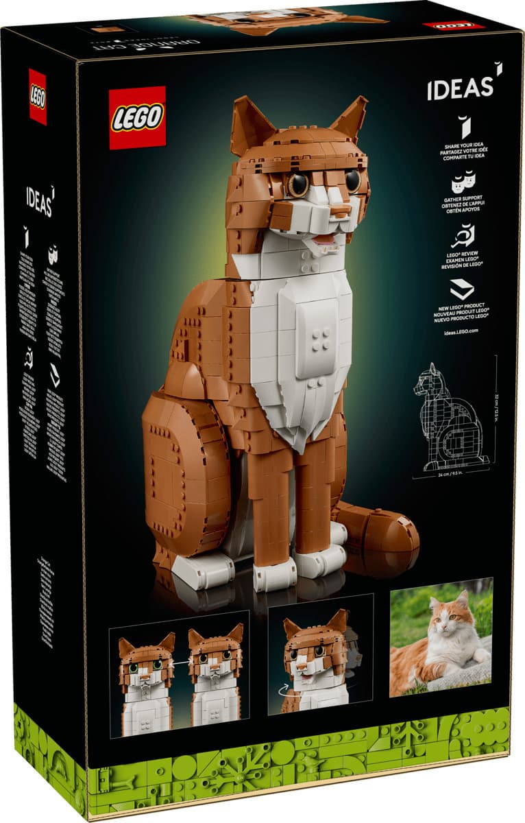 LEGO Ideas Orange Cat για 18+ Ετών 1755τμχ 21376 8