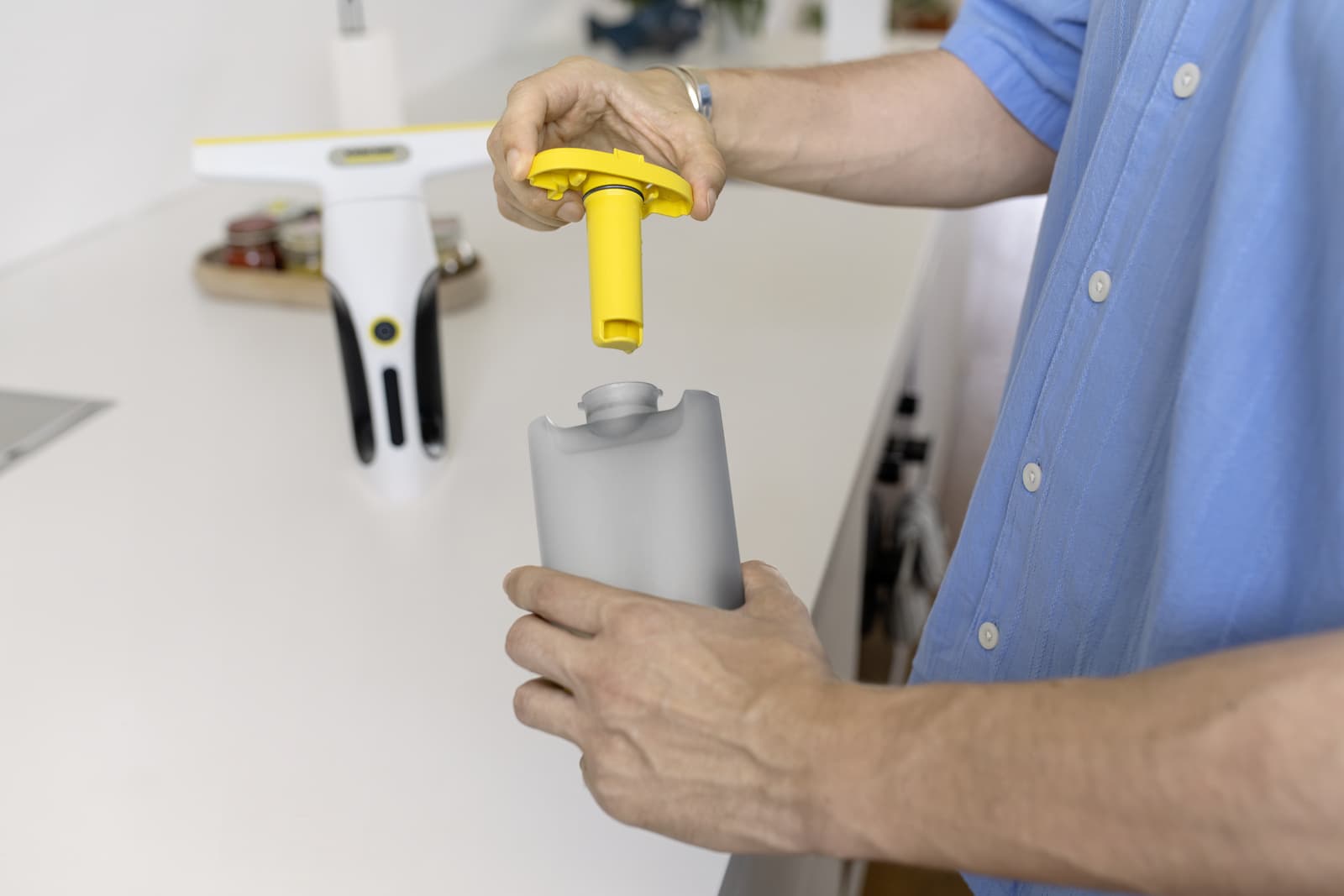 Karcher Wv 2 1.633-671.0 Καθαριστής Τζαμιών Μπαταρίας 3.7V Λευκός 10