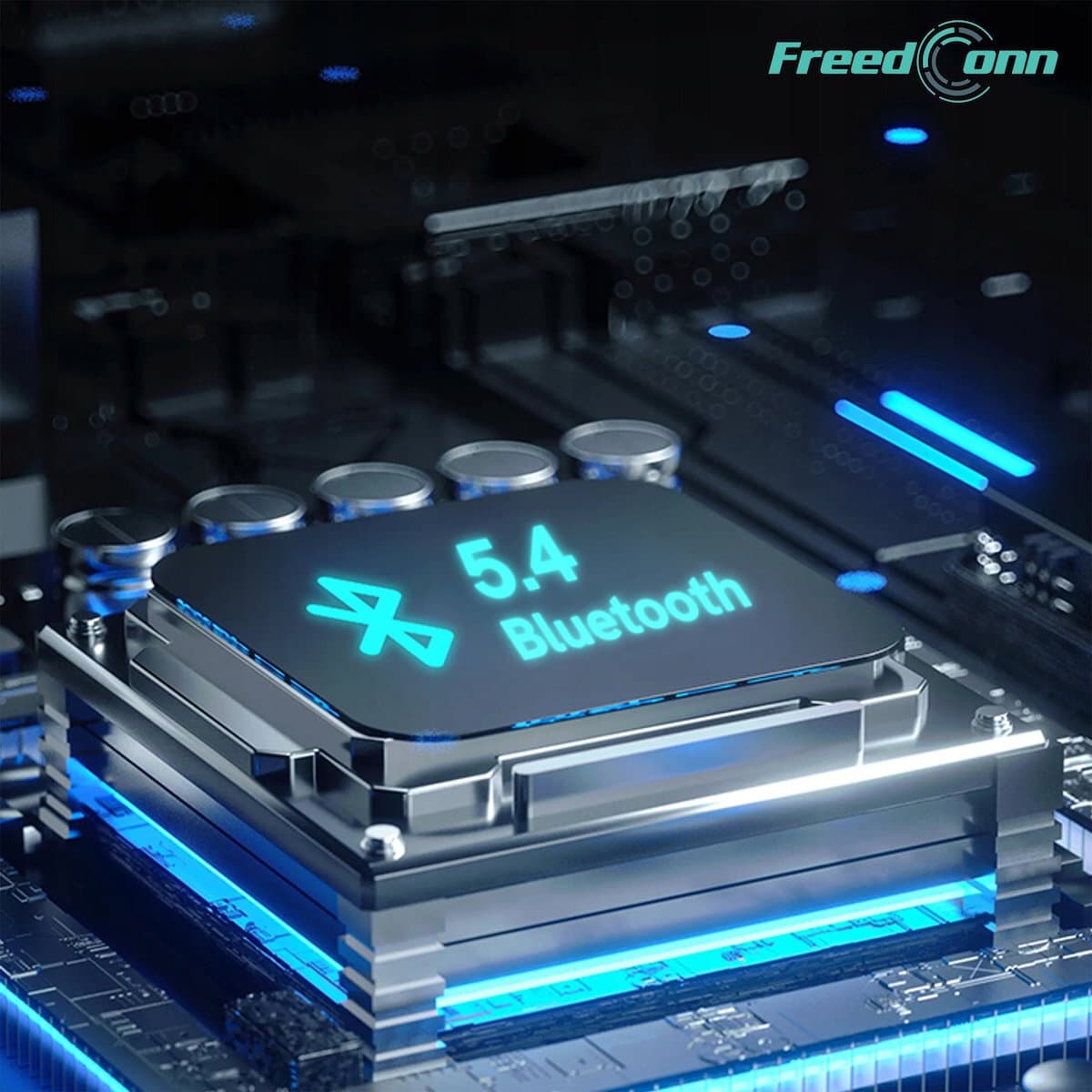 FreedConn F1 Plus V2 Μονή Ενδοεπικοινωνία για Κράνος Μηχανής με Bluetooth 8