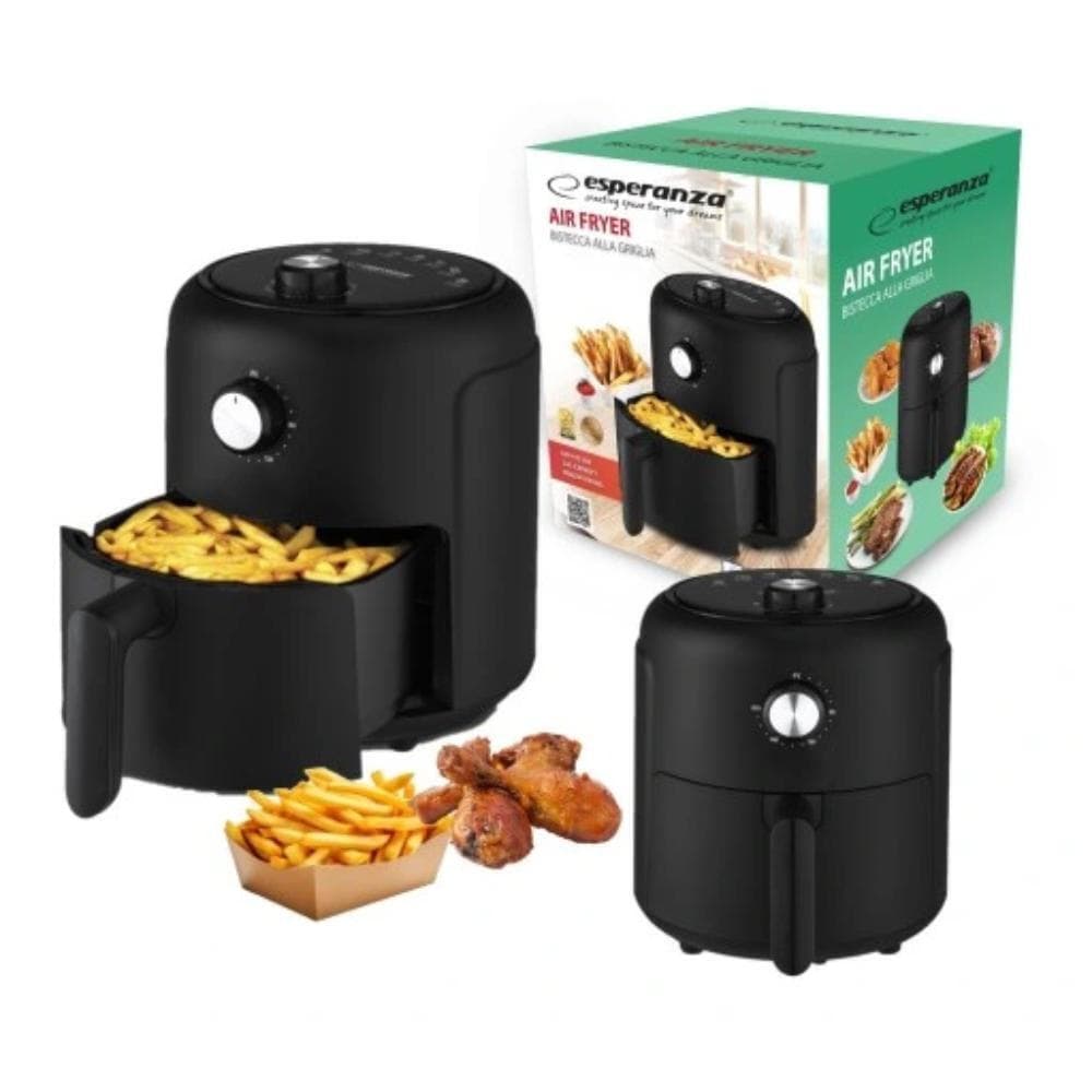 Esperanza Air Fryer 2.6lt Μαύρο EKA001 5