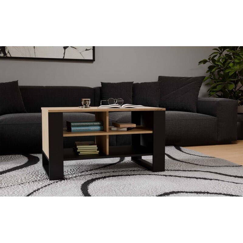 Modern Table 4p Artisan Oak Black 5