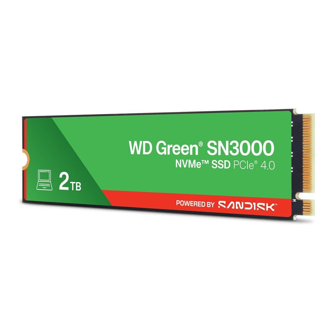 Western Digital Green SN3000 SSD 2TB τύπου M.2 με σύνδεση PCI Express 4.0 WDS200T4G0E-00CPS0 Bulk 4