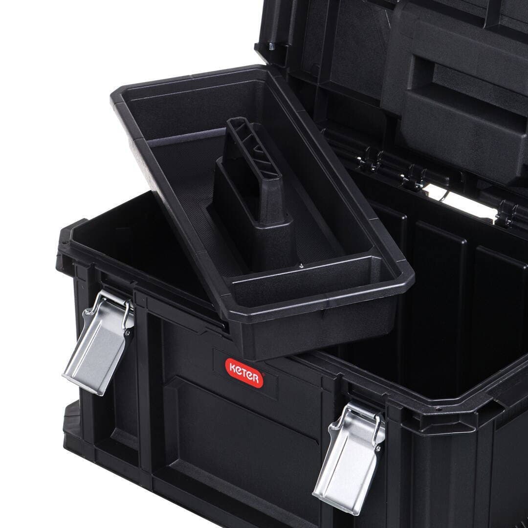 Keter Connect Rolling System Τροχήλατο Πλαστικό Μπαούλο Μεταφοράς και Αποθήκευσης Εργαλείων Π56.4xB37.3xΥ70cm 238273 10