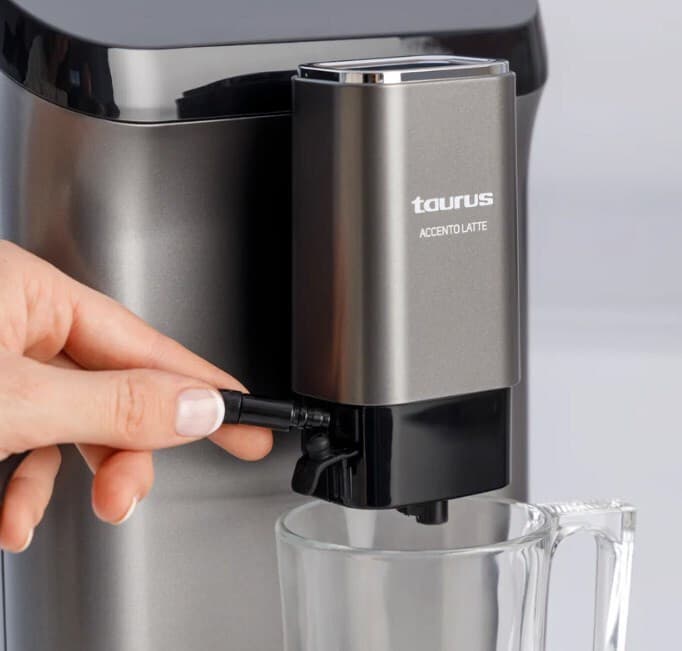 Taurus Accento Latte Αυτόματη Μηχανή Espresso Πίεσης 20bar με Μύλο Άλεσης Λευκή 920635000 4