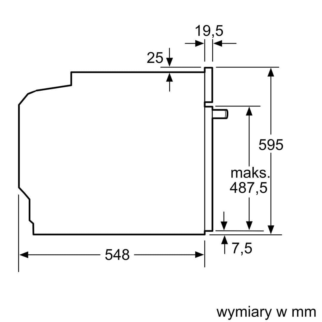 Bosch HBA334EB4 Φούρνος άνω Πάγκου 71lt Π54.8εκ. Bosch Hba334eb4 Oven 5