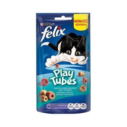 Felix Λιχουδιές με Ψάρι με Ψάρια & Γαρίδες για Ενήλικες Γάτες 50gr 3