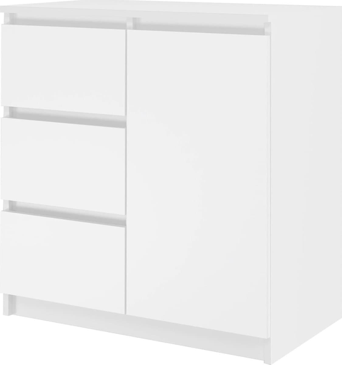 Malwa 1d3s White Chest Drawers 3