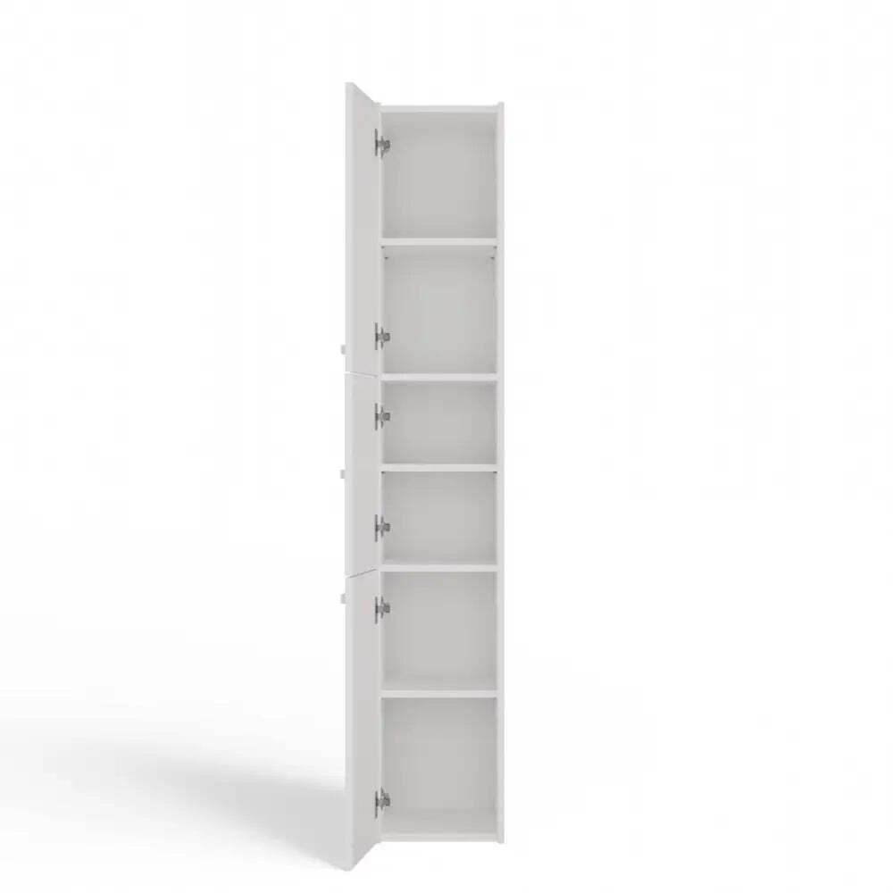 Topeshop S33 Στήλη Μπάνιου Δαπέδου Μ30xΒ30xΥ170cm Λευκή 11