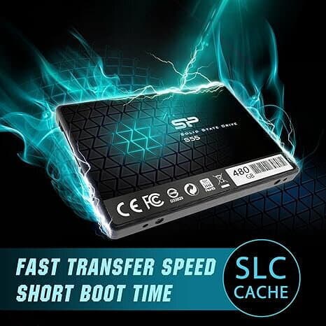Silicon Power Slim S56 SSD 480GB τύπου 2.5'' με σύνδεση SATA III SP480GBSS3S56A25 3