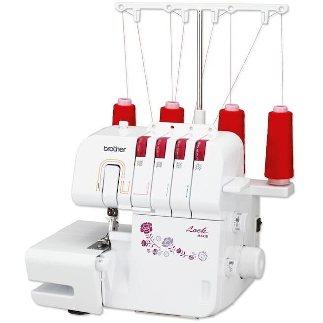 Brother Οικιακή Ραπτομηχανή Overlock M343d Λευκή M343D