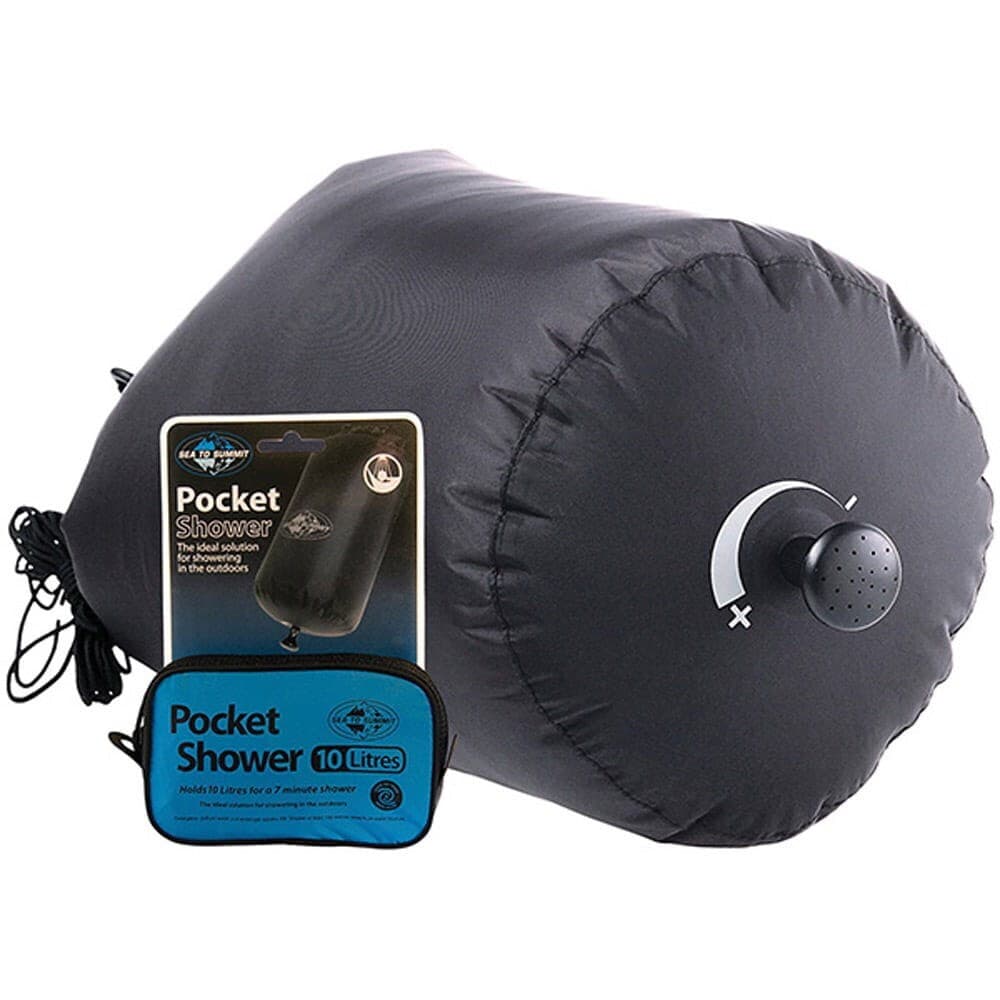 Sea to Summit Pocket Shower Στεγανός Σάκος 10lt Μαύρος STS40-00254-Black 4