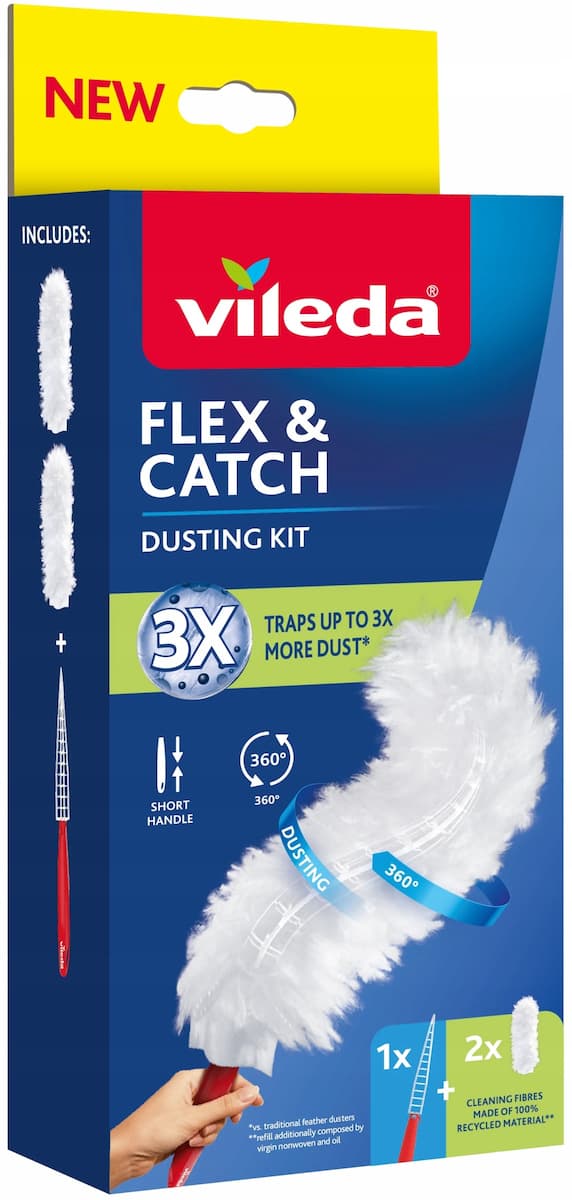 Vileda Flex & Catch με Λαβή & Ανταλλακτικά 179432 6