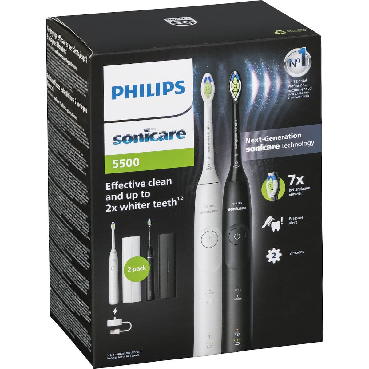 Philips Sonicare Ηλεκτρική Οδοντόβουρτσα με Αισθητήρα Πίεσης και Θήκη Ταξιδίου Navy Μπλε 4