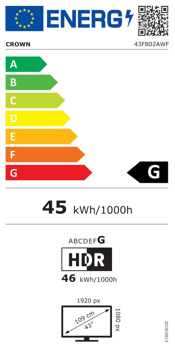Crown Smart Τηλεόραση 43" Full HD LED 43FB02AWF (2023) 2