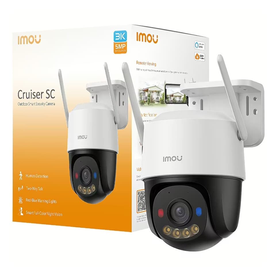 Imou Cruiser SC IPC IP Κάμερα Παρακολούθησης Wi-Fi Full HD+ 5MP Αδιάβροχη με Αμφίδρομη Επικοινωνία και Φακό 3.6mm 7