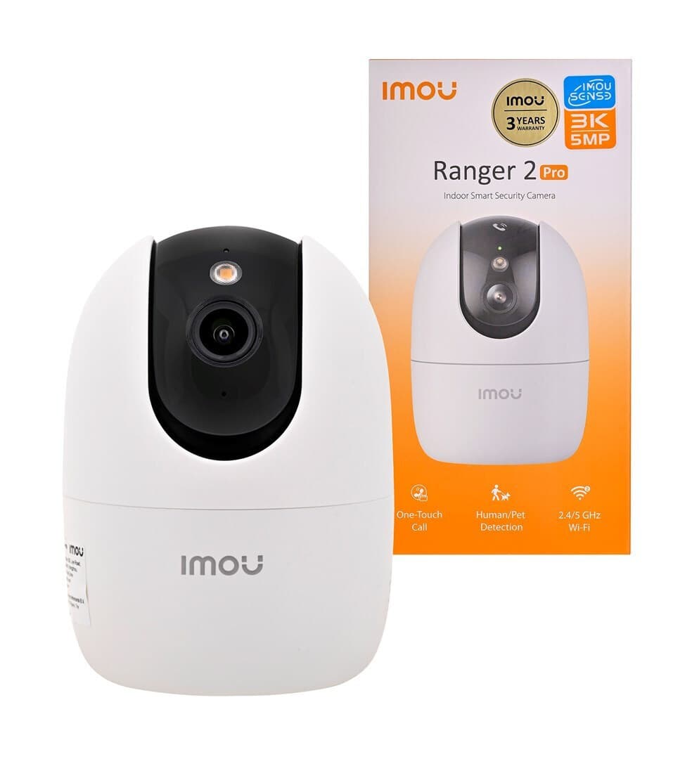 Imou Ranger 2 Pro IP Κάμερα Παρακολούθησης Wi-Fi Full HD+ 5MP με Αμφίδρομη Επικοινωνία και Φακό 3.6mm 10
