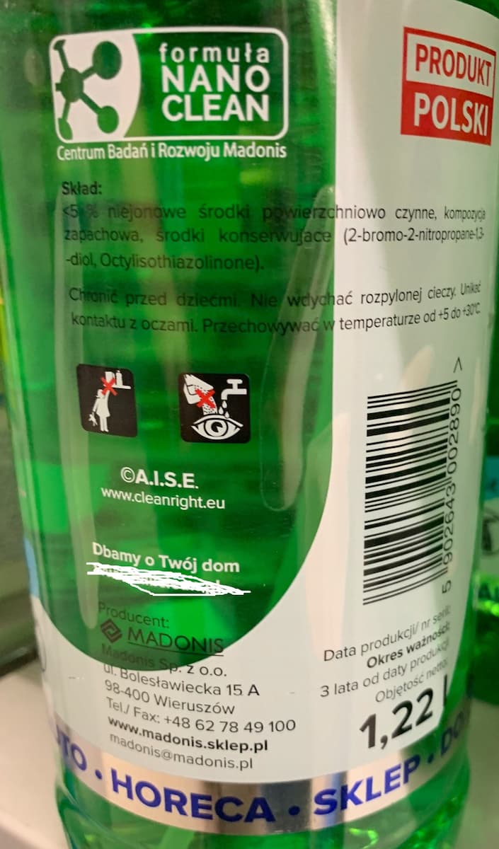 Mill Clean Καθαριστικό Spray Τζαμιών 1.22lt 7503781 7