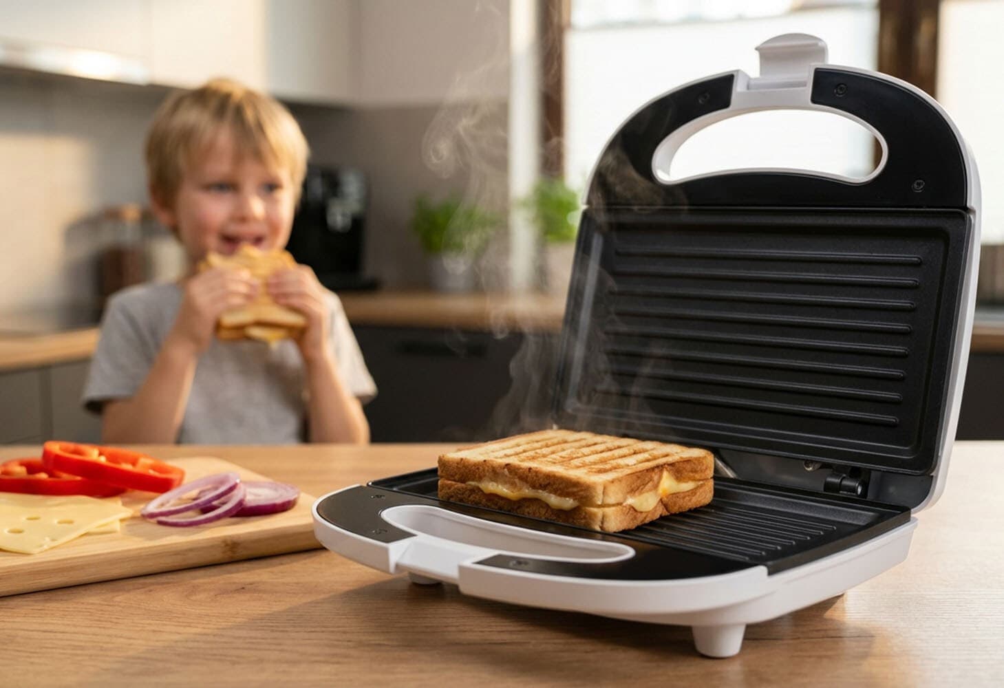 Esperanza Τοστιέρα για 2 Τοστ 700W Λευκή TKT004W 9