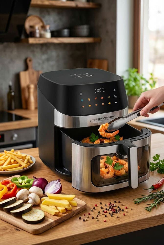 Esperanza Eka005 Air Fryer 8lt Μαύρο 10
