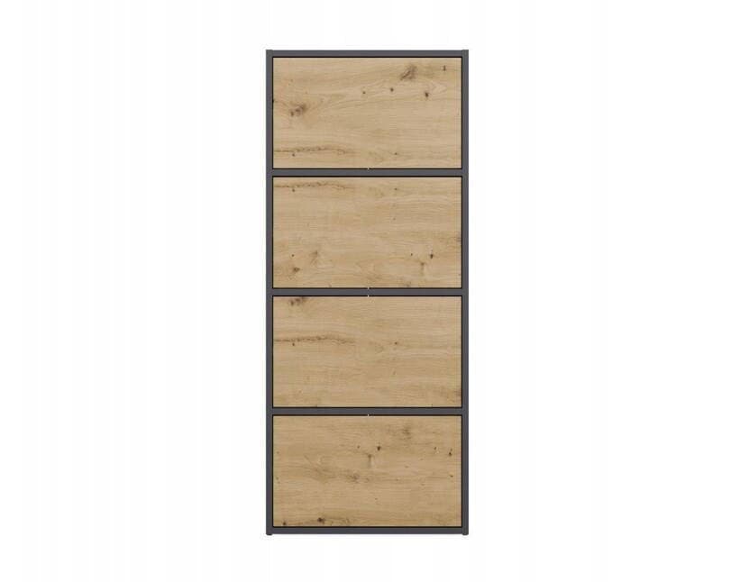 Συρταριέρα Γραφείου Alma Ξύλινη Anthracite 50x40x119cm 9