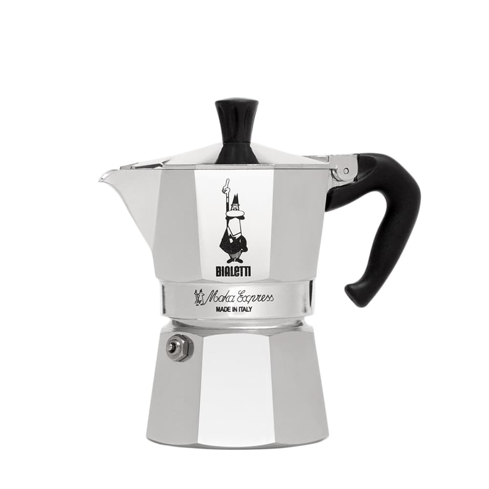 Bialetti Moka Express Μπρίκι Espresso 1cups Ασημί 0001161/OC 6