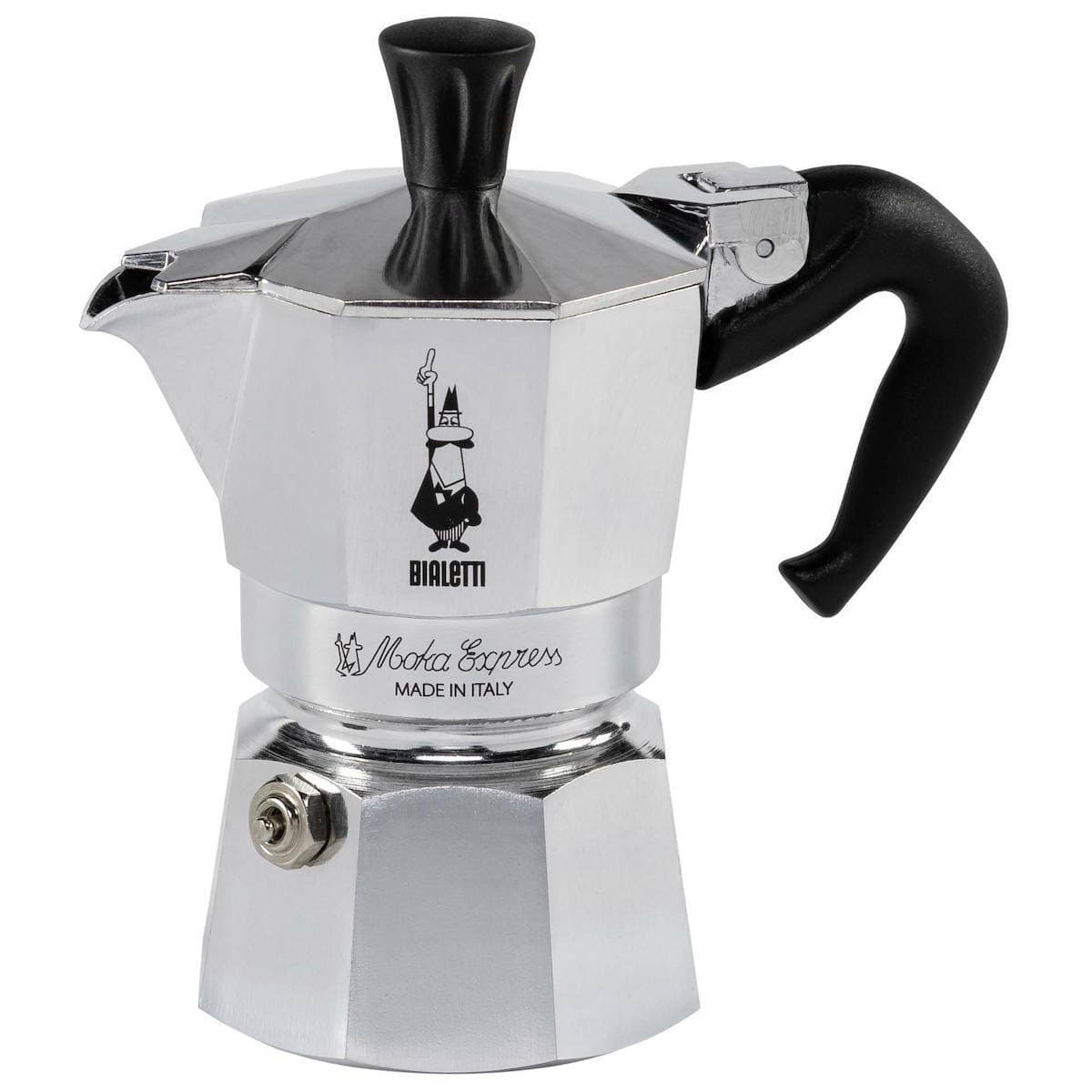 Bialetti Moka Express Μπρίκι Espresso 1cups Ασημί 0001161/OC 5