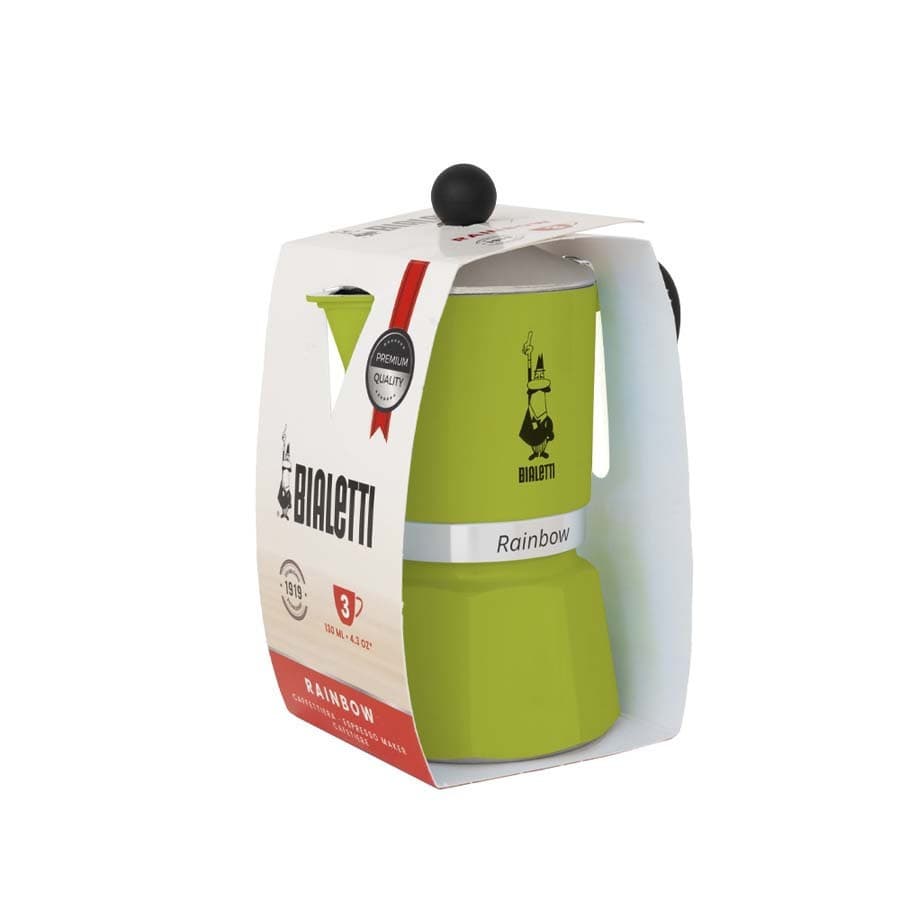 Bialetti Rainbow Μπρίκι Espresso 6cups Πράσινο 0004973/NP 4