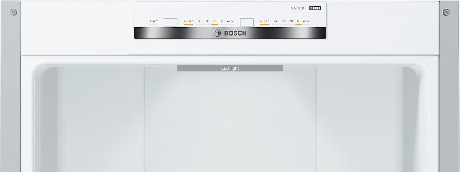 Bosch Ψυγειοκαταψύκτης 368lt Total NoFrost Υ203xΠ60xΒ66εκ. Γκρι KGN39VIEB 3