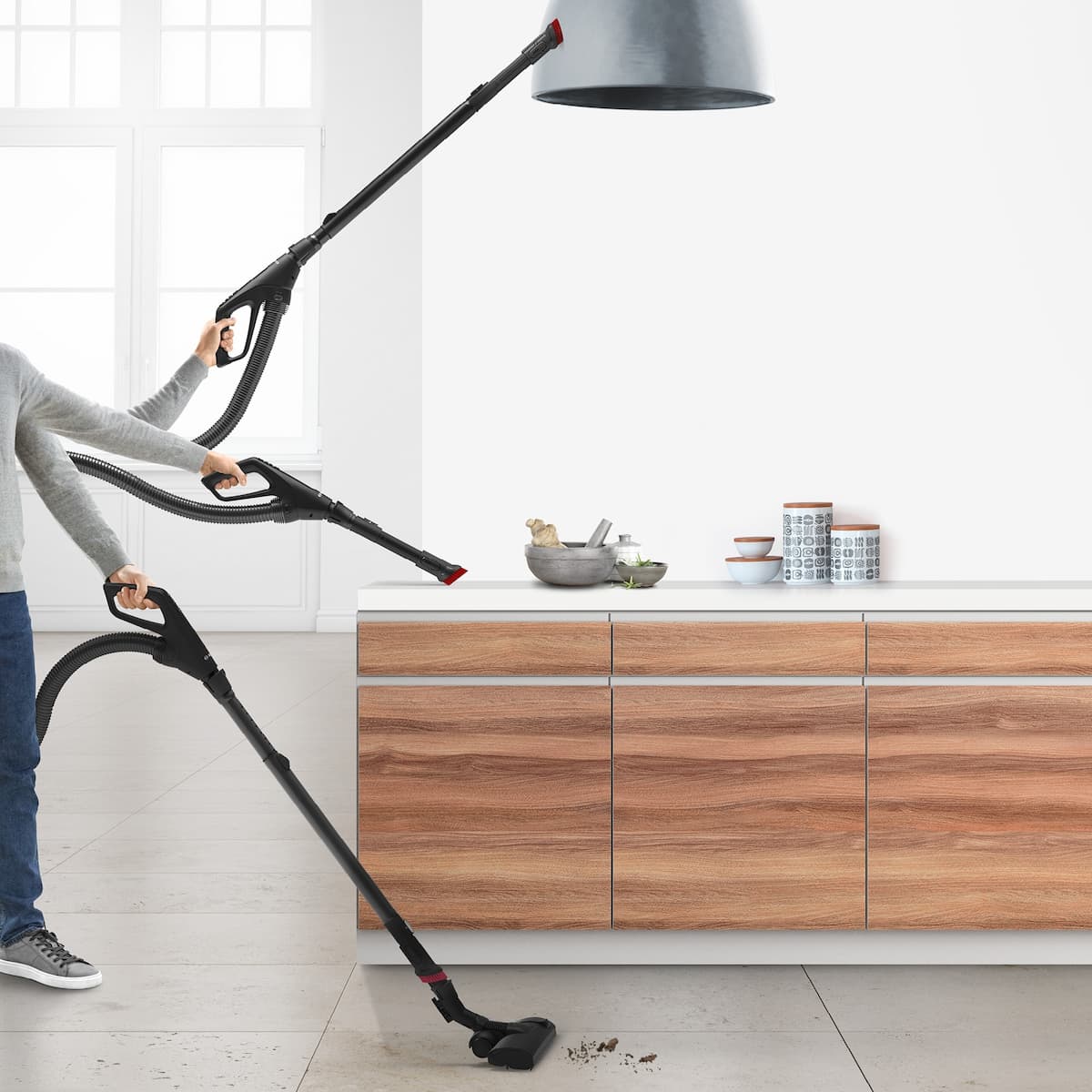 Bosch BGB6X330 Ηλεκτρική Σκούπα 600W με Σακούλα 4lt Γκρι 7