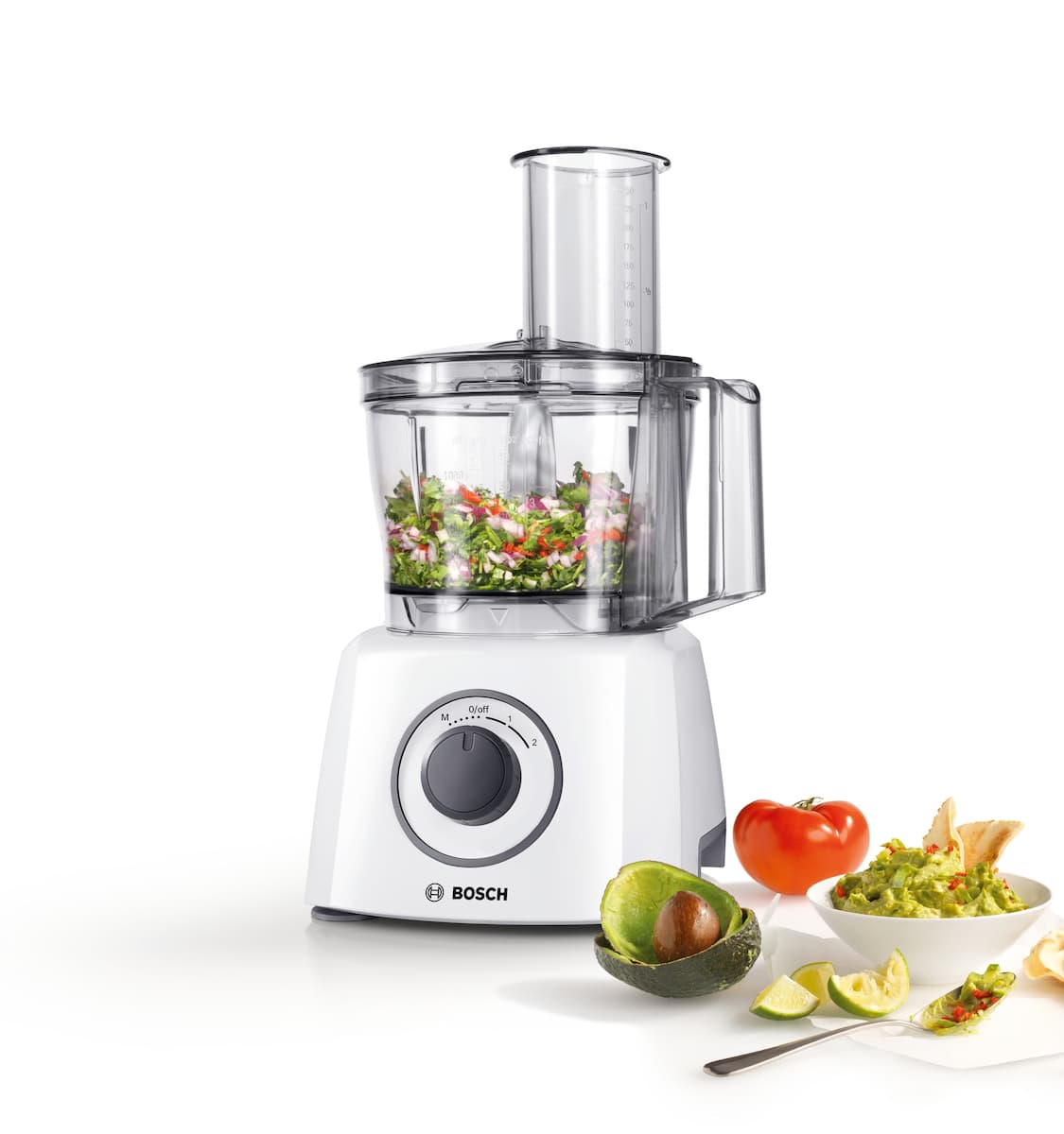 Bosch MultiTalent 3 MCM3100W Πολυμίξερ 800W με Κάδο 2.3lt Λευκό 13