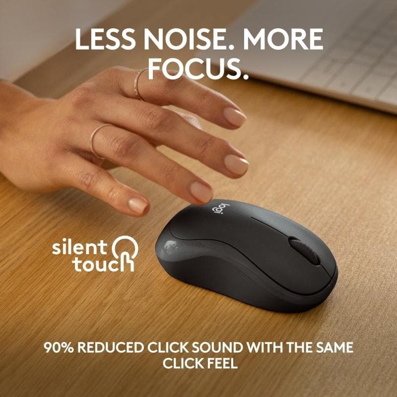 Logitech M240 Silent Ασύρματο Bluetooth Ποντίκι Graphite 9