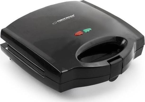 Esperanza Τοστιέρα με Αποσπώμενες Πλάκες για 2 Τοστ 700W Μαύρη EKT006K 1