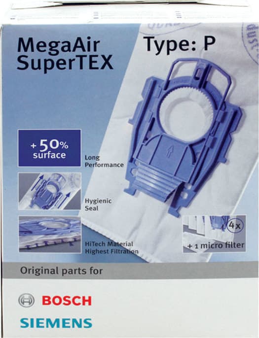 Πάνινες Σακούλες Σκούπας Bosch Siemens Original Type P Bbz41fp 1