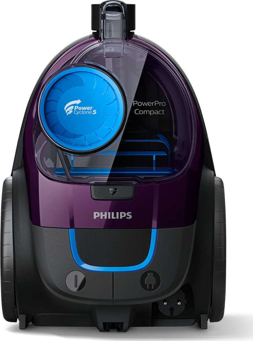 Philips Powerpro Compact Ηλεκτρική Σκούπα 900W με Κάδο 1.5lt Μωβ 1